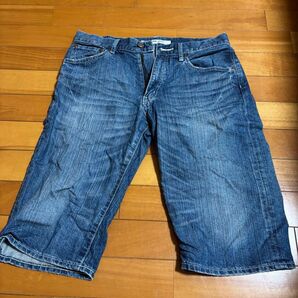 UNIQLOデニムハーフパンツ メンズ
