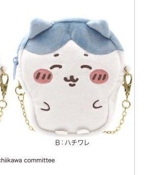 ハチワレ バッグチャームマスコット