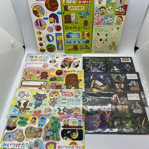 スターウォーズ、NHK 非売品 どーもくん、ななみちゃんシール 14枚セット+おまけ4枚