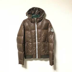 国内正規品★TOMMY HILFIGER トミーヒルフィガー★ ワッペン付き ダウン ジャケット ブラウン size M