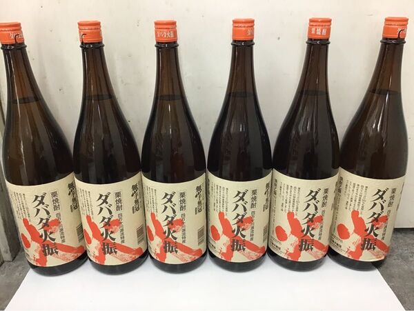 【無手無冠】★★ 栗焼酎 ダバダ火振 ★★ 1.8L 1ケース(6本入)