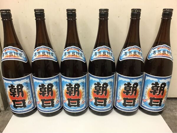 【奄美黒糖焼酎 喜界島特産】★ 朝日 30度 ★ 1.8L 1ケース(6本入)
