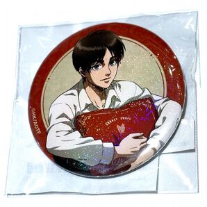 進撃の巨人 くじメイト ドロードロー D賞 ホログラム缶バッジ B エレン