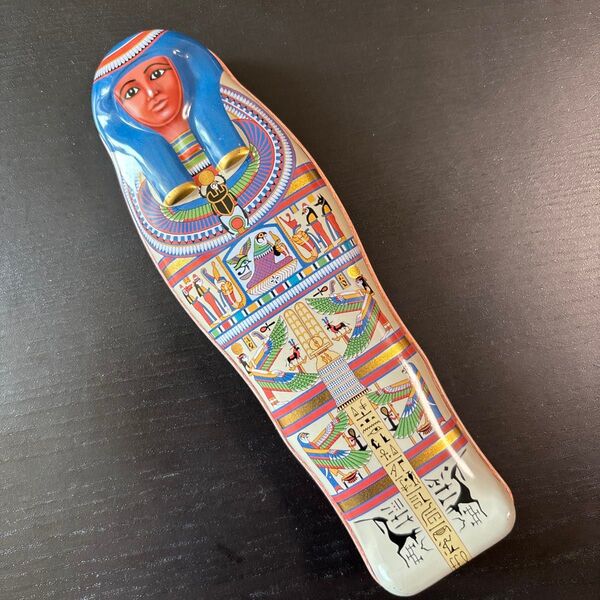エジプト展 ミイラ型 筆箱