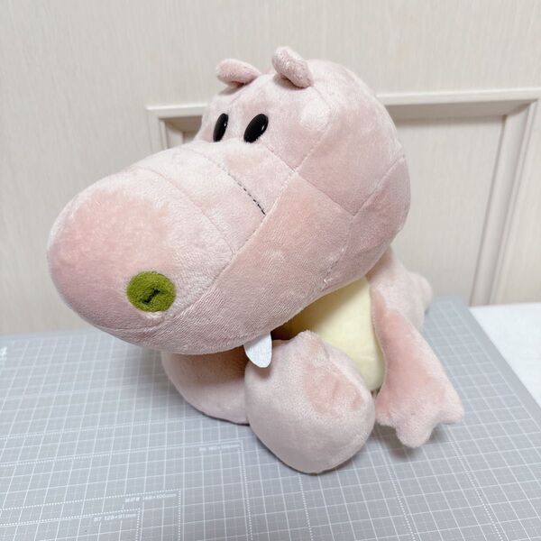 新品未使用 匿名配送 ニキ(NICI)? ピンク色のワニさん 可愛い ぬいぐるみ 滑らかな肌触り わに