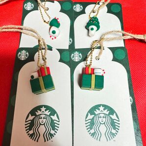 STARBUCKS 2024 クリスマス限定 チャーム 4点