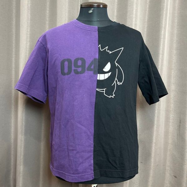 【GU×ポケモン】 ポケモン ゲンガー 半袖 Tシャツ Sサイズ