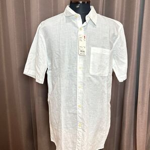 【ユニクロ】 半袖シャツ L ホワイト 未使用