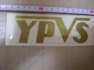 ヤマハ　YPVS　ステッカー　14cm　金　50　80　125　250　400　750　1100　RZ　DT