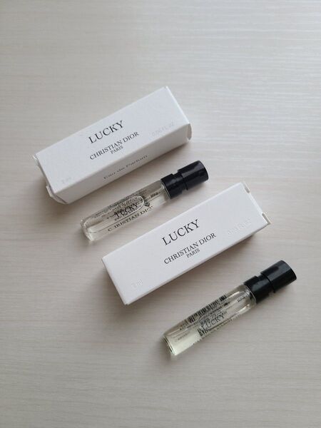 Dior メゾン クリスチャンディオール ラッキー オードゥパルファン 2ml 2本 未使用 サンプル