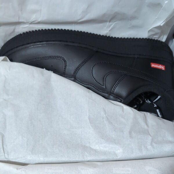 28.5cm 未使用 未使用 Supreme × Nike Air Force 1 Low Black CU9225-001