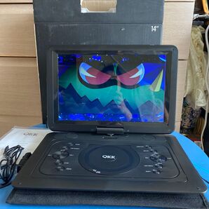 QKK 14インチ ポータブルdiscプレーヤー