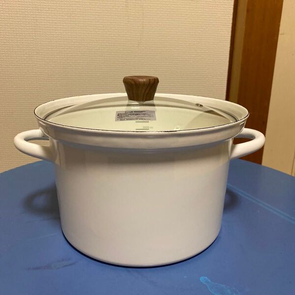 カインズホワイトホーロー寸胴鍋24cm 4L