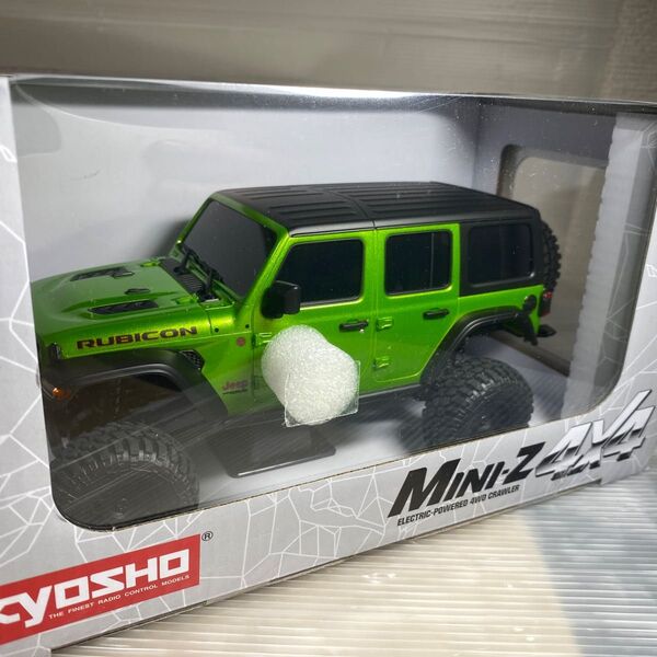 京商ミニッツ4×4 レディセット ジープ ラングラー アンリミテッド ルビコン モヒート 32536GR インテルコ公認タイヤ付き