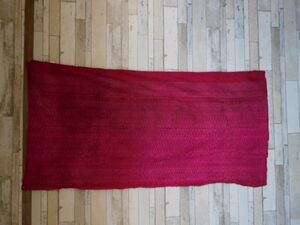 タイ　マッドミー シルクオールドクロス全NO.44 75x151cm ピンク　模様シルク細い絹糸　美しい　ｍａｄｍｅｅ　ｐａｓｈｉｎ　パ　シン