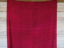 タイ　マッドミー シルクオールドクロス全NO.35　84x190cm 赤　模様シルク細い絹糸　美しい　ｍａｄｍｅｅ　ｐａｓｈｉｎ　パ　シン_画像2