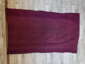 タイ　マッドミー シルクオールドクロス全NO.6 97x170cm紫 　模様シルク細い絹糸　美しい　ｍａｄｍｅｅ　ｐａｓｈｉｎ　パ　シン