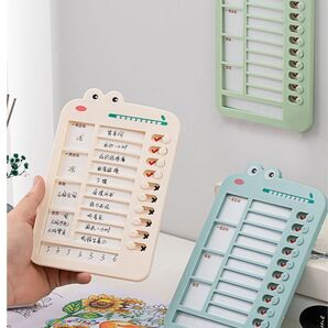 ピンク 忘れ物 チェッカー 忘れ物防止 タスク 新学期 チェックリスト セルフチェッカー 子供 忘れ物チェッカー 忘れ防止 認知症