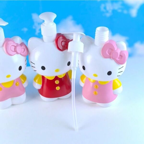 ハローキティ 詰め替えボトル 500ml 2個セット シャンプー リンス 平成レトロ