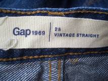 GAP/ギャップ★ビンテージストレートジーンズ25インチ★中古a458_画像4