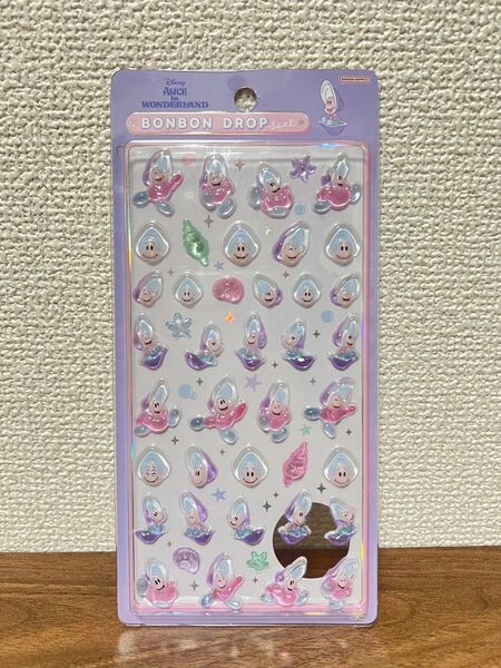 ボンボンドロップシール ディズニー ヤングオイスター ぷくぷくシール アリスインワンダーランド