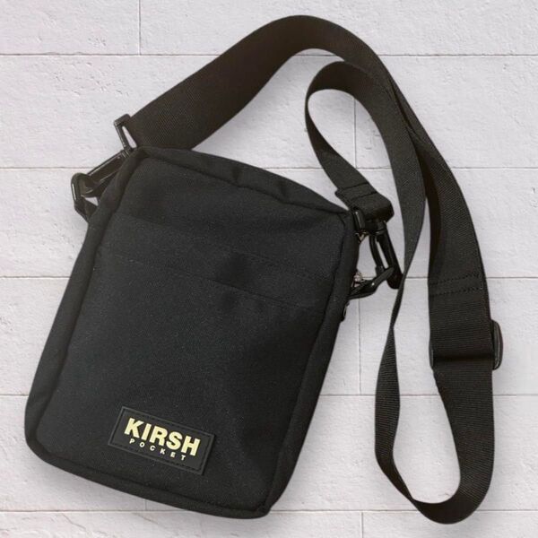KIRSH キルシー ショルダーバッグ ブラック 男女兼用
