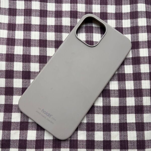 美品 holdit iPhone12/12Pro対応 ソフトタッチシリコンケース