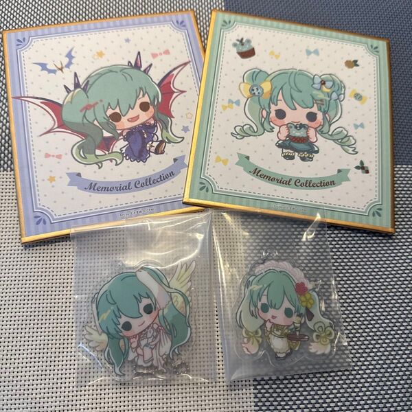初音ミク Memorial Collectionくじ ミニ色紙 アクキー