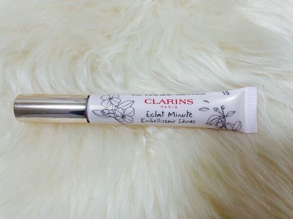 【未使用】CLARINS クラランス ナチュラル リップ パーフェクター 15 ロージーパール ベージュピンク系 薄付き