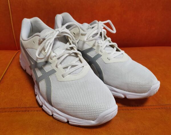 交渉可【美品】アシックス GEL-QUANTUM LYTE II 27.5cm ホワイト 白 ASICS 軽量 ゲルクァンタム