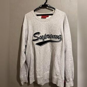 シュプリーム スウェット トレーナー Crewneck グレー