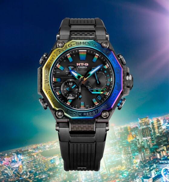 最安値 新品未使用 カシオG-SHOCK MTG-B2000YR-1AJR レインボー