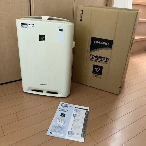 SHARP 空気清浄機 加湿機能付き プラズマクラスター7000 KC-450Y3-W