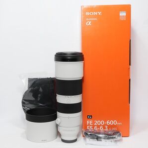 動作保証 新品同様 ソニー FE 200-600mm F5.6-6.3 G OSS 【SEL200600G】箱、ケース付き
