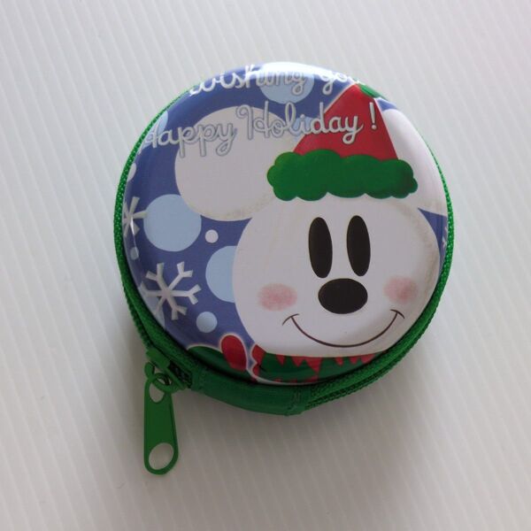 ディズニー 缶ケース ファスナー ミッキーマウス