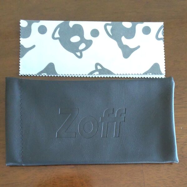 メガネケース Zoff ケースとメガネ拭き