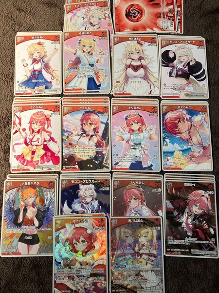 エリートスパーク 赤セット さくらみこ 赤井はあと ホロカ ホロライブ hololive OSR OUR サイン