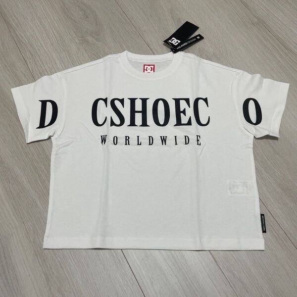 120cm DCShoes 半袖Tシャツ 白色 ディーシーシューズ