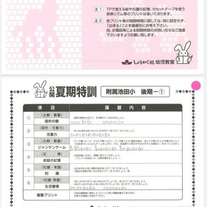 【値下げしました】しょうがく社 公開夏期特訓後期復習プリント 3回分 大阪教育大附属池田小