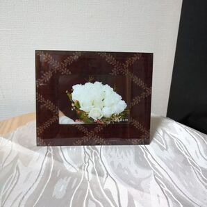 インテリア ナチュラル 硝子 フォトフレーム 写真立て