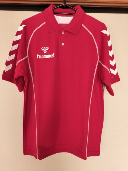hummel ヒュンメル 半袖ポロシャツ チリペッパー Mサイズ