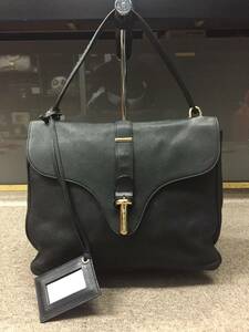 Good Condition! Cheap! Balenciaga Tube Square Leather Handbag 299488 With Mirror, teeth, Balenciaga, Bag, bag