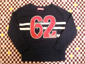 **[USED]RONI sweatshirt size SS(100)**