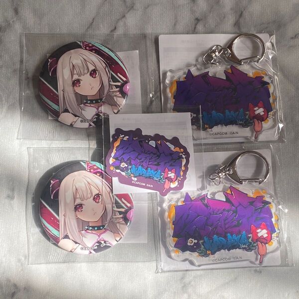 にじさんじ スト6 カプくじ 奈羅花 アクキー、缶バッジ、10連特典