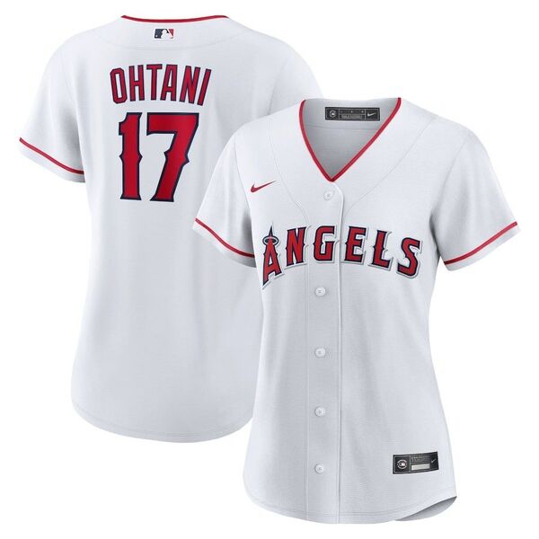 大谷翔平 レプリカユニフォーム レディース XXLサイズ ホワイト エンゼルス ユニホーム ドジャース 日本ハム 生産終了