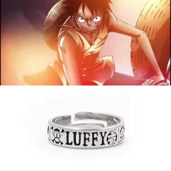 【新品未使用】モンキー・D・ルフィ 指輪【ONE PIECE】 シルバー リング