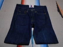 Levi's リーバイス ５０１ 濃紺インディゴ ハイオンス ビンテージ ジーンズ 本革レザーパッチ VINTAGE JEANS DENIM ANTIQUES SANFRANCISCO_画像4