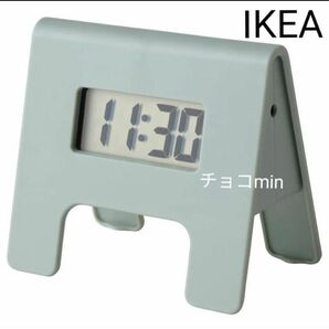 イケア IKEA KUPONG クポング 目覚まし時計, グリーン, 1個 廃盤品