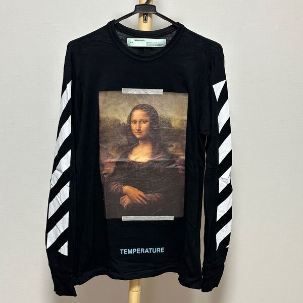 off-white《モナリザ》長袖カットソー★Sサイズ★ブラック★美品★