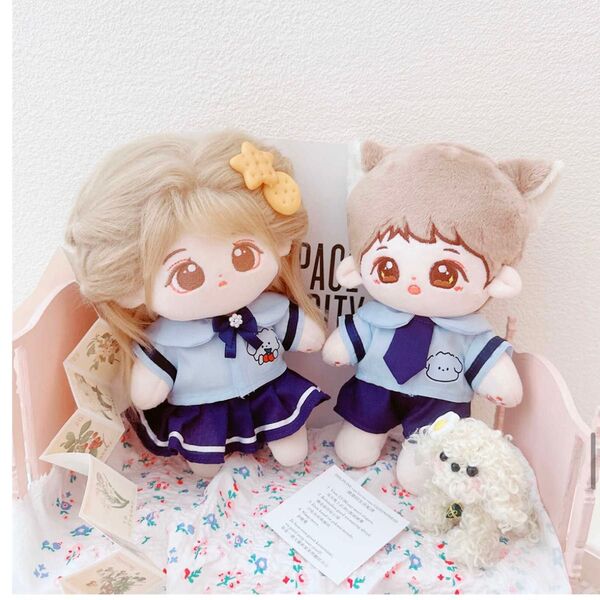 ぬい服 10cm セーラー服 ネクタイ 水平さん お揃い 20cm 制服